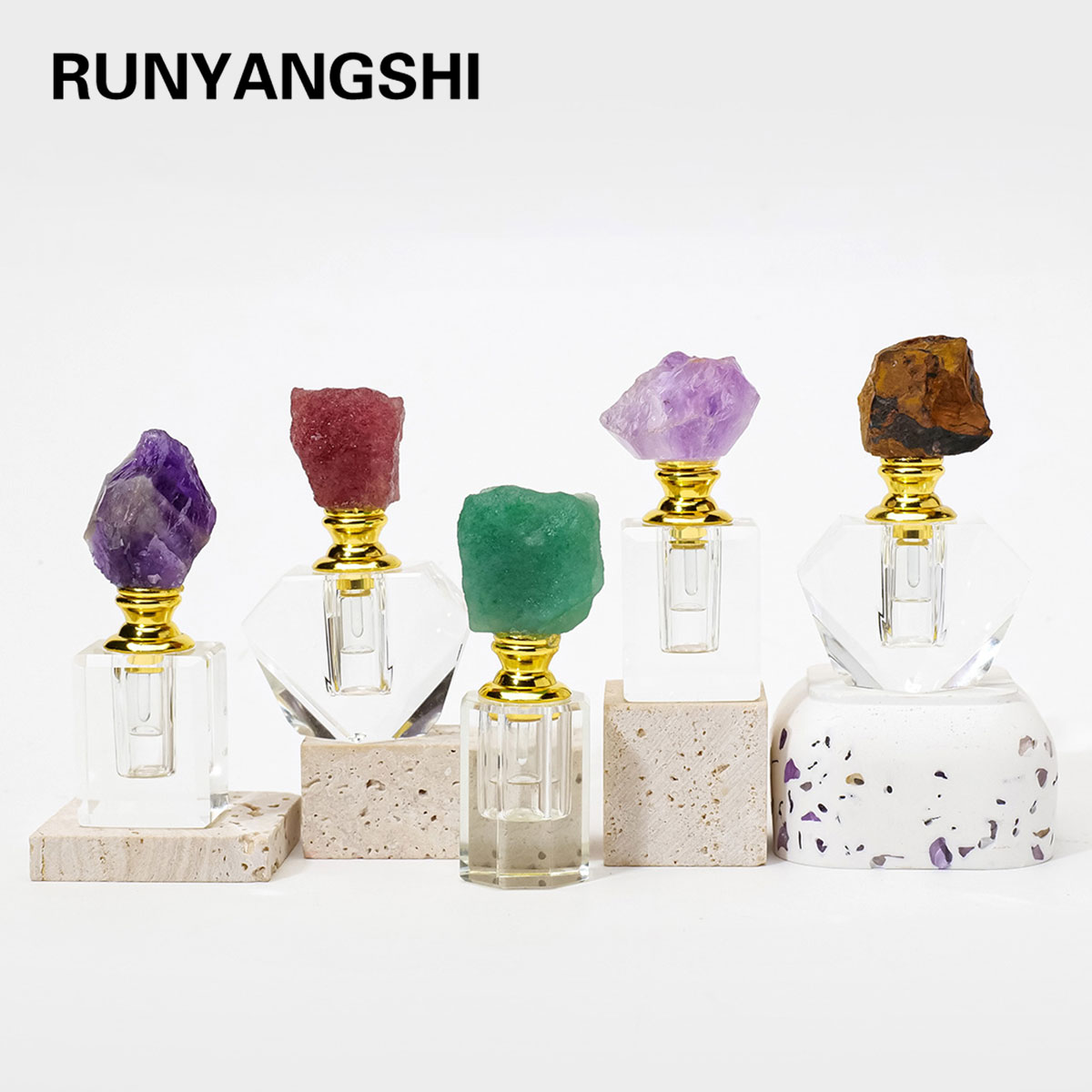 Perfume Quotes - 1PC Natural Amethyst Crystal Cluster Healing