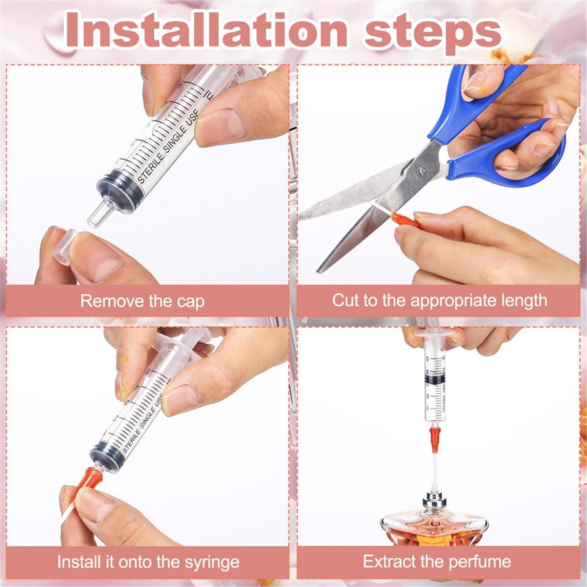 Perfume Fragrance Kit - Time Saving 64Pcs 5ml Perfume Refill