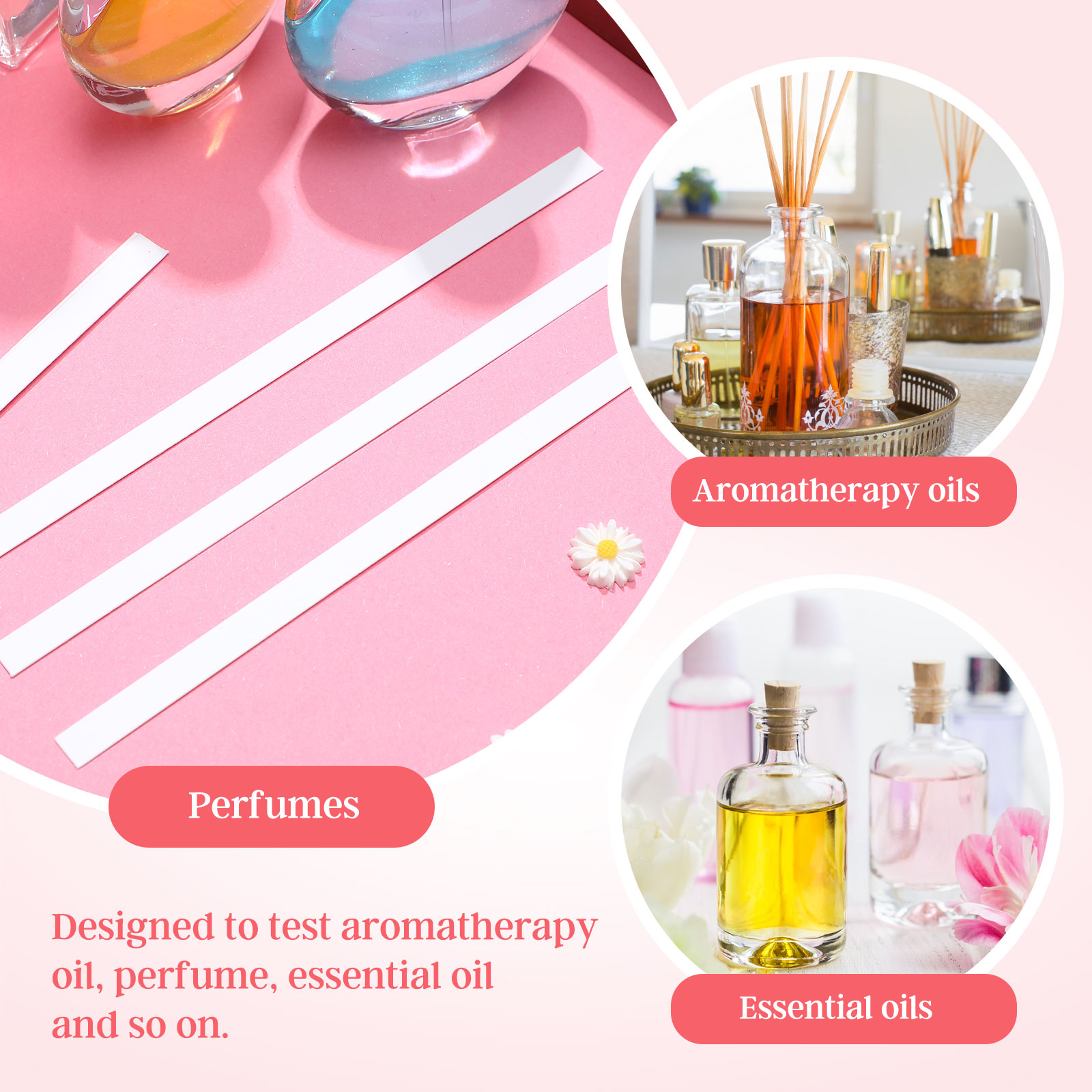 500Pcs White Outfit Scented St - Perfume Fragrance Kit recension och pris