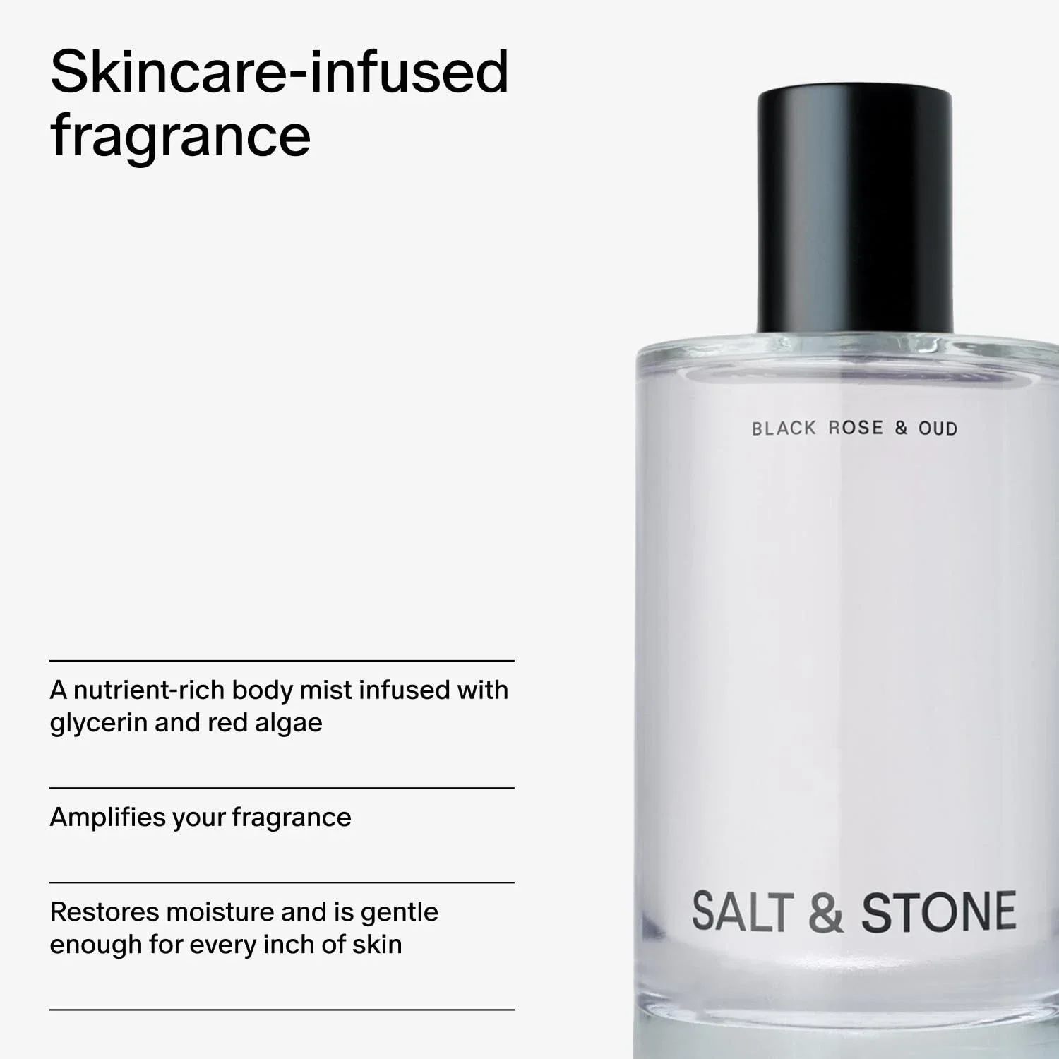 SALT & STONE Black Rose & Oud  - Fragrance Long Lasting Perfume recension och pris