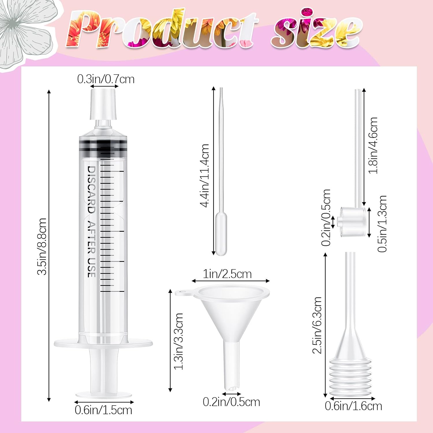 25/50PCS  perfume refill pump  - Perfume Quotes recension och pris