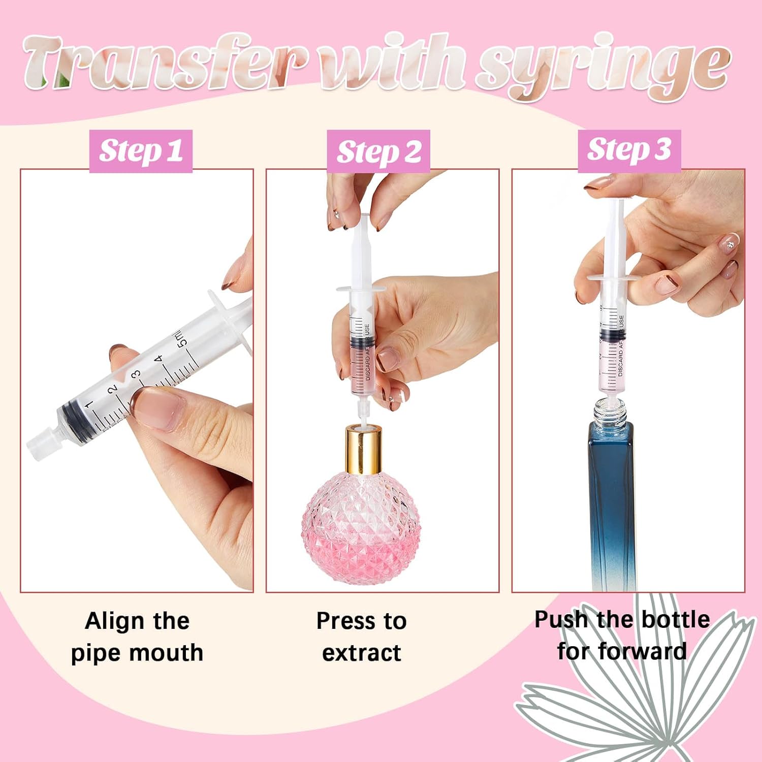 25/50PCS  perfume refill pump  - Perfume Quotes recension och pris