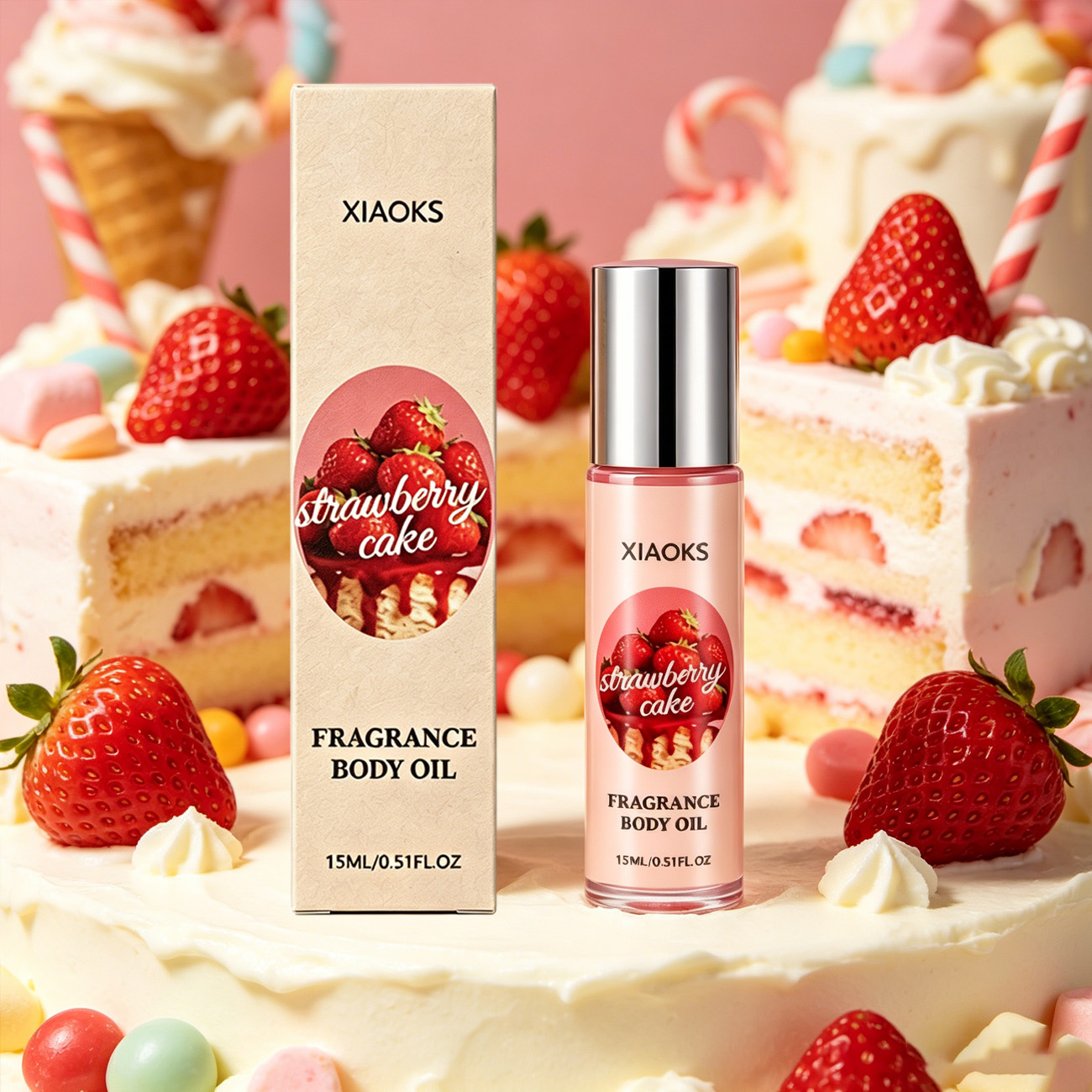 1 Bottle of Strawberry Cake Sw - Perfume Smell Fragrance recension och pris