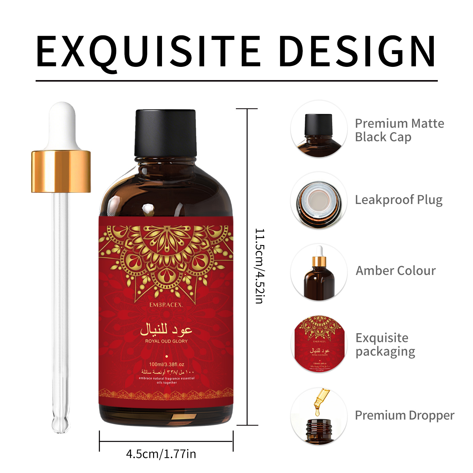 100ml عود للنيال Royal Oud Glo - Xerjoff Perfume Fragrance recension och pris