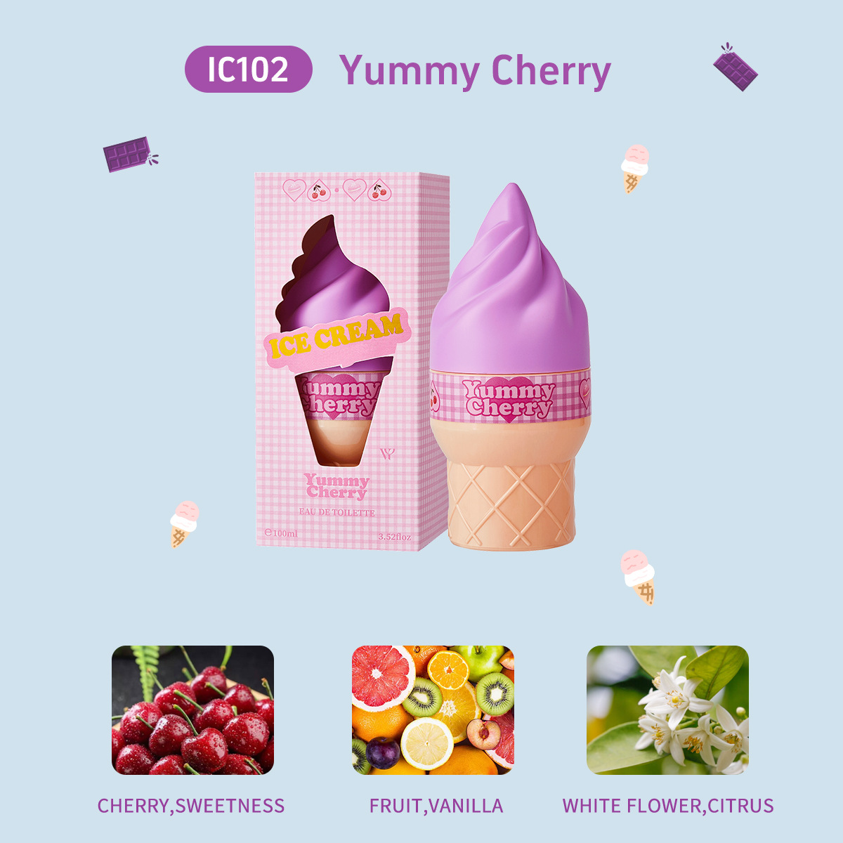 Ice Cream Cone Perfume Body Sp - Perfume Fragrance Bulk recension och pris